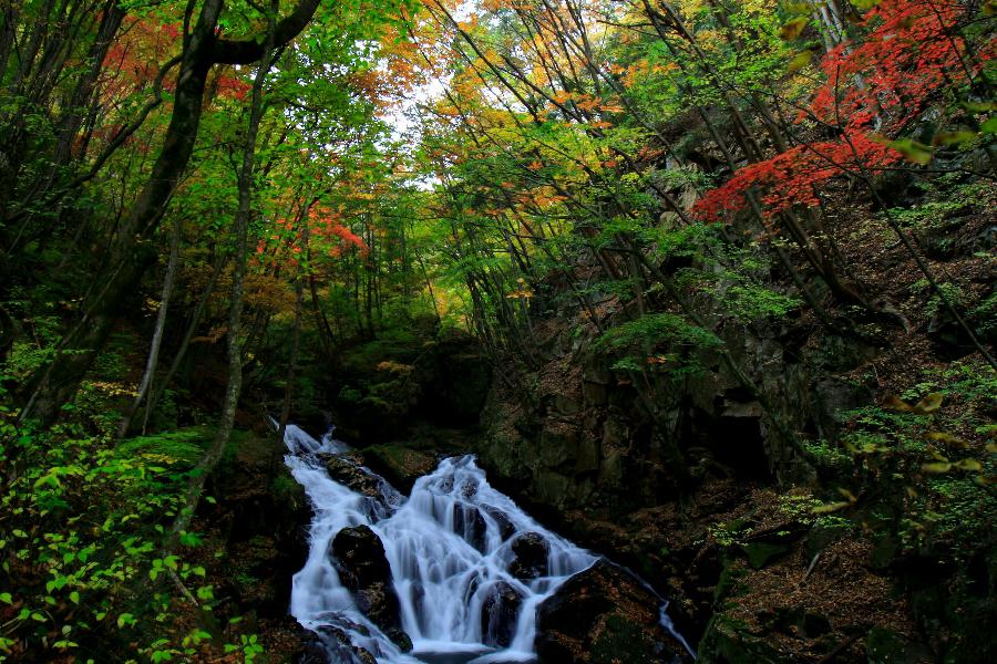 立岩の滝（上段）