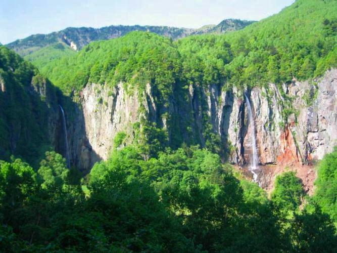 権現滝・不動滝　日本の滝百選・米子大瀑布【長野県須坂市】