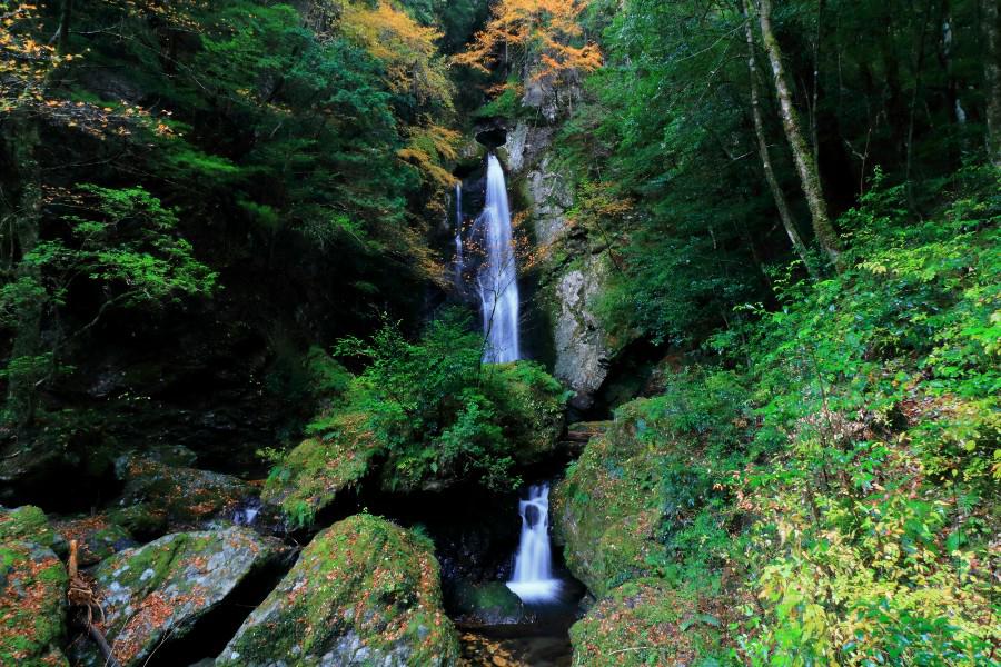 長沢の滝(ながさわのたき)・【高知県高岡郡津野町】