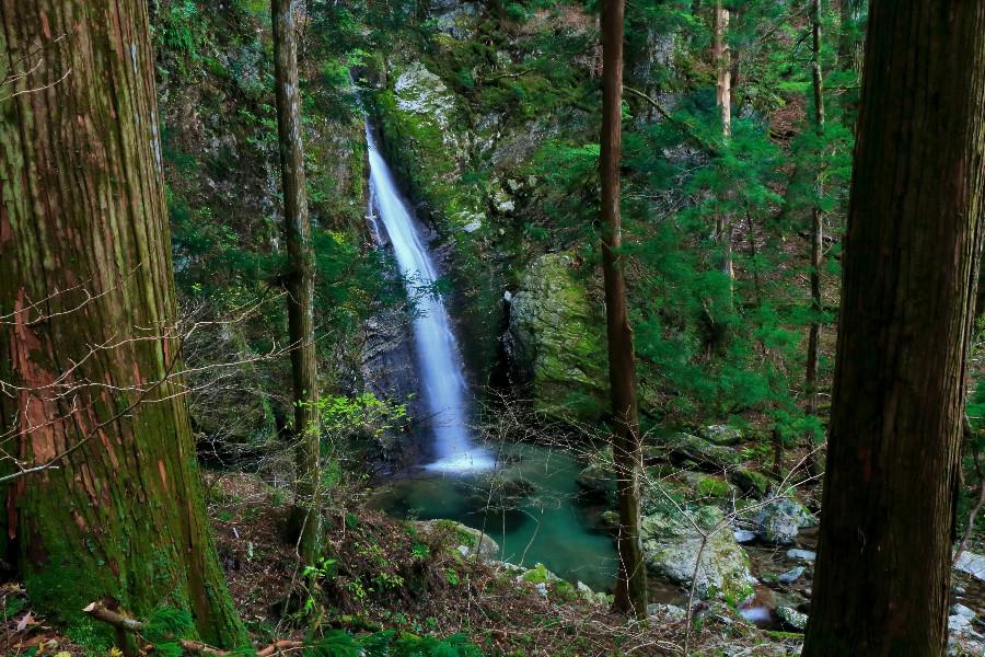 龍王の滝（りゅうおうのたき）【高知県長岡郡大豊町佐賀山町】　《日本の滝百選》