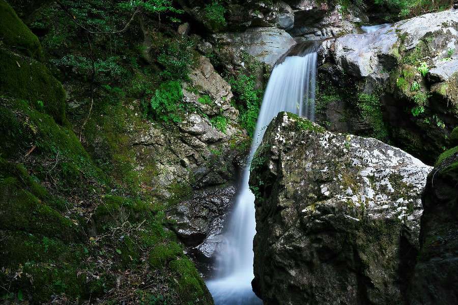 鍋割滝(なべわりたき)≪日本の滝百選≫轟九十九滝【徳島県海陽町】