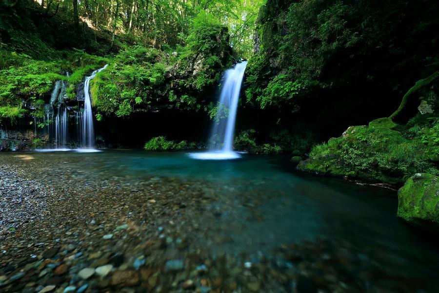 陣馬の滝（じんばのたき）静岡県富士宮市