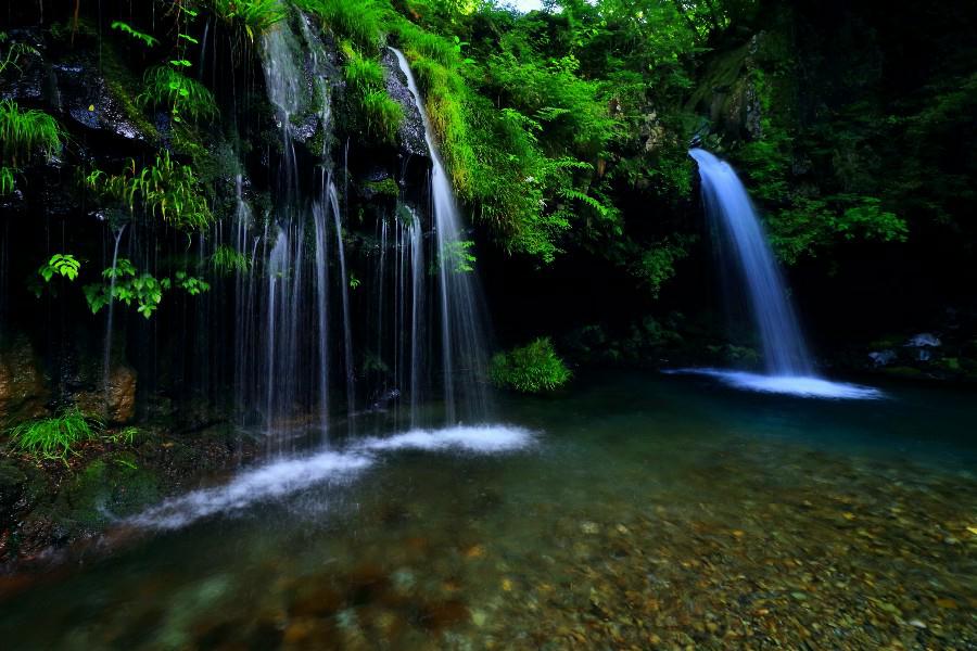 陣馬の滝（じんばのたき）静岡県富士宮市