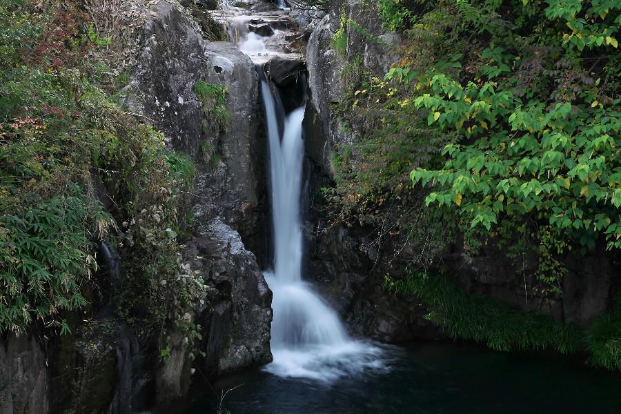曲坂不動滝（まがりさかふどうたき）【岐阜県東白川村】