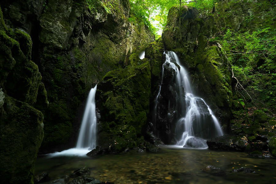 山乗不動滝（やまのりふどうたき）【岡山県真庭市】