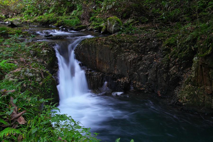 河鹿滝（かじかだき）≪日本の滝百選・龍頭八重滝≫【島根県雲南市】