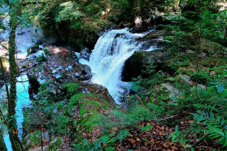 姥滝（うばだき）≪日本の滝百選・龍頭八重滝≫【島根県雲南市】