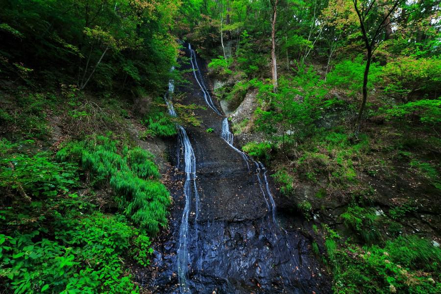 白糸の滝　（しらいとのたき）　【山梨県富士吉田市】